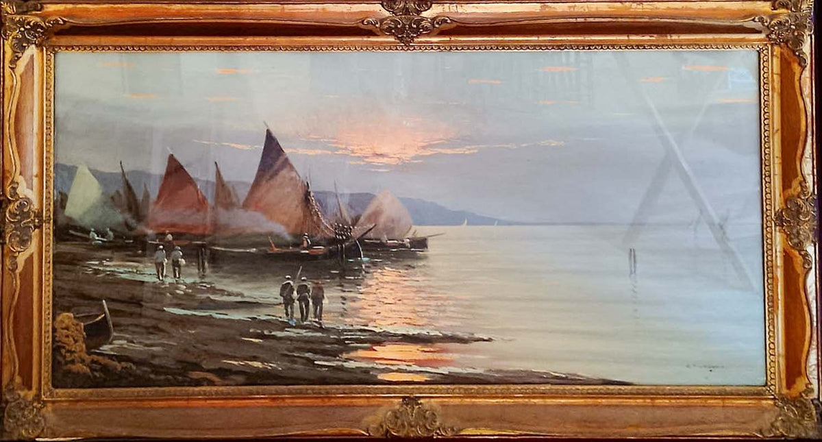 Senza titolo di G. Fiorentini, olio su tela