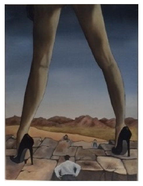 (34)S22 - oil on mdf - 30x40 - I WOMAN