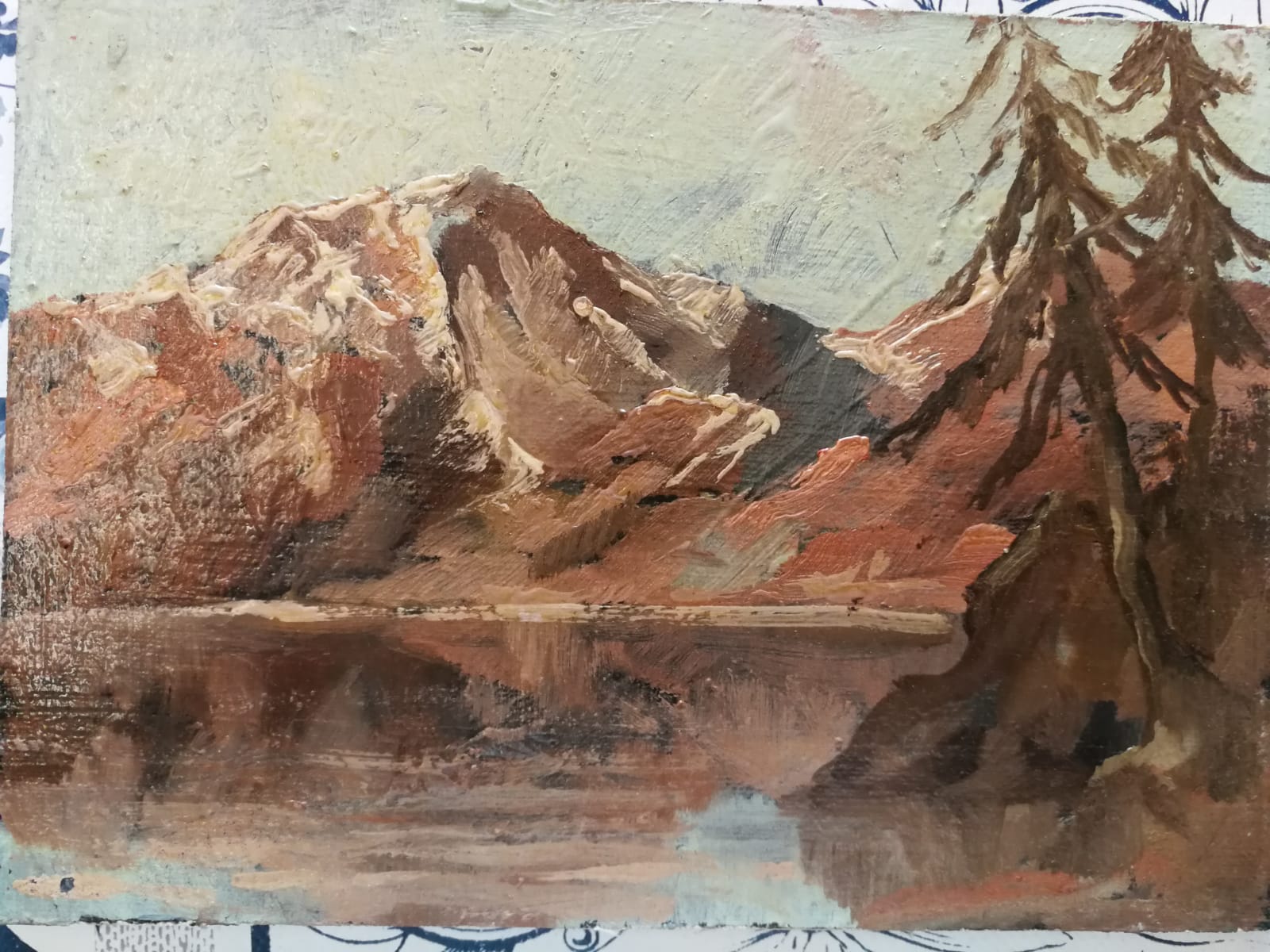 Anónimo - Paisaje de montaña