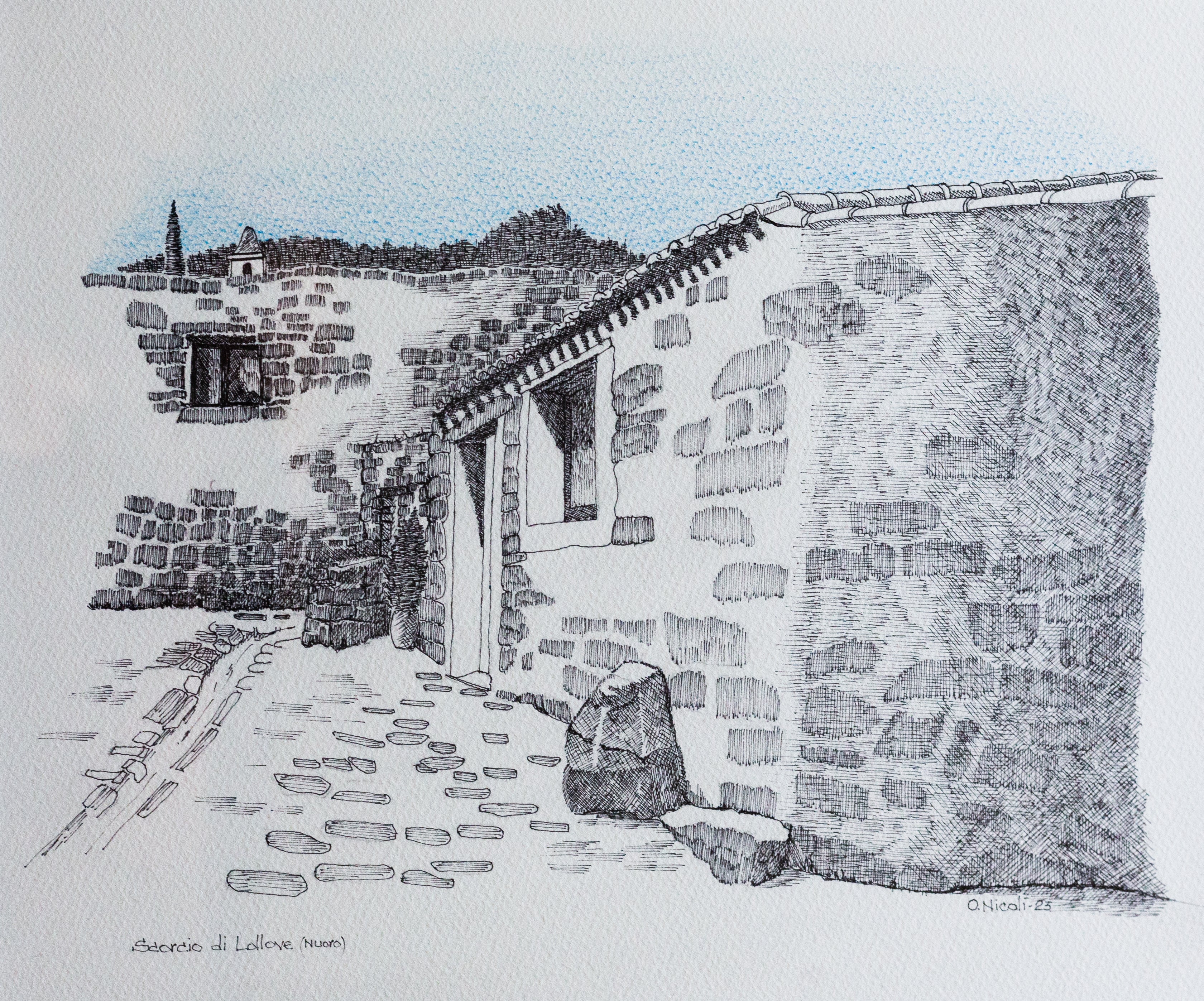 Scorcio del Borgo di Lollove - Nuoro