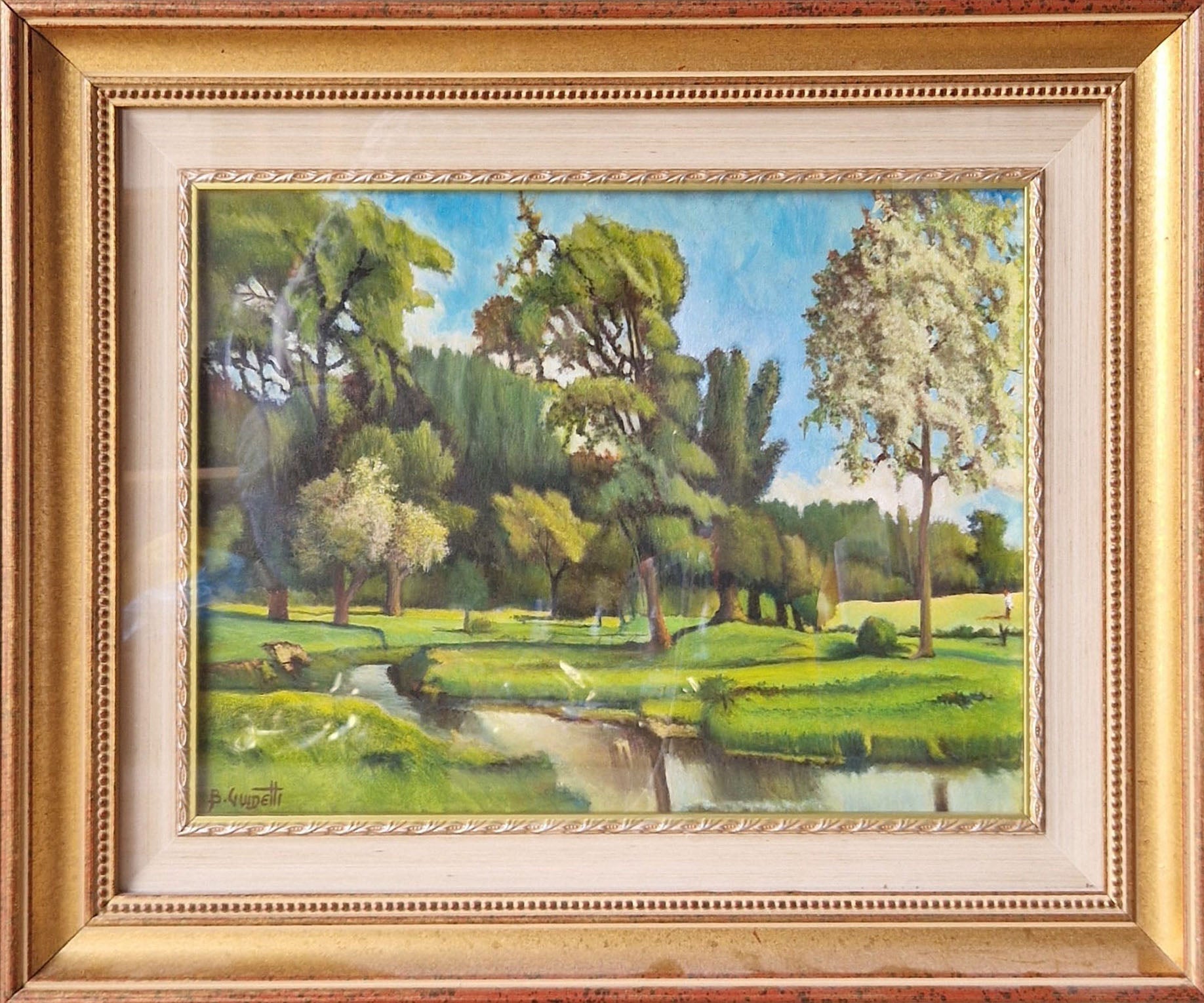 Bruno Guidetti - Senza titolo (Paesaggio agreste)