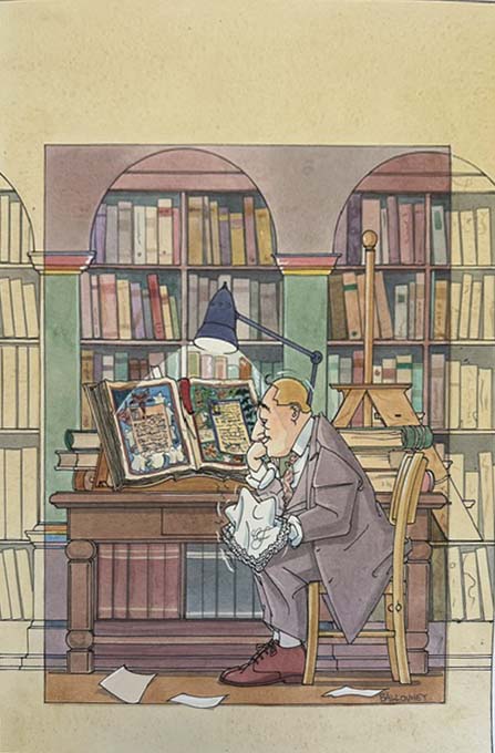 Senza titolo, di P. Ballouhey, disegno