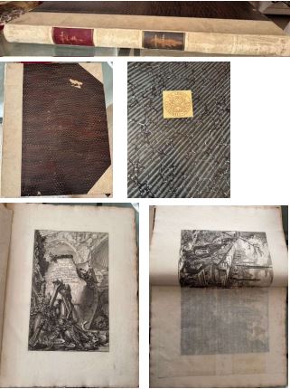 Antichità romani - Giambattista Piranesi/Fratelli Firmin Didot Libraj (4 tomi)