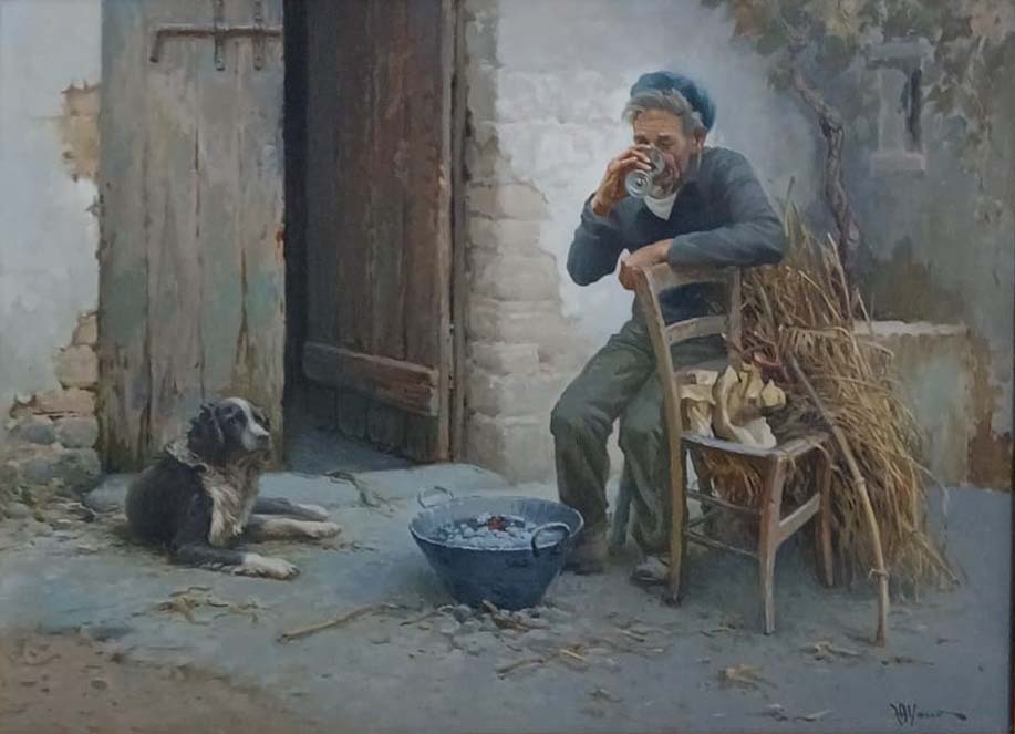 Senza titolo – Olio su tela – Alfano