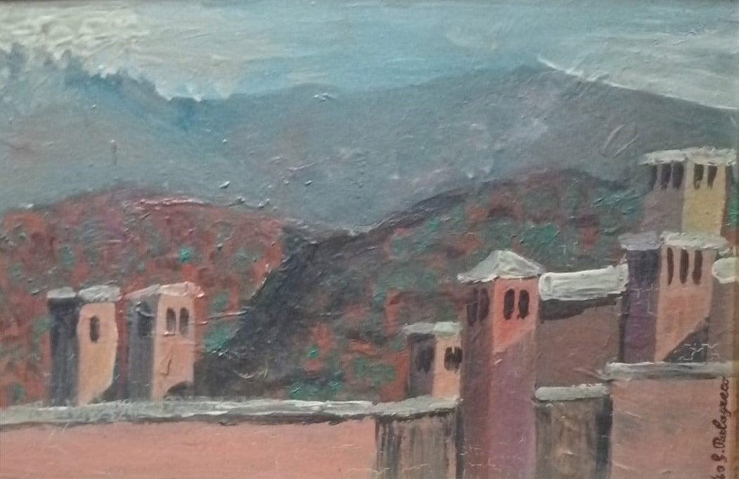 Graziella Paolini Parlagreco - Paesaggio con torri