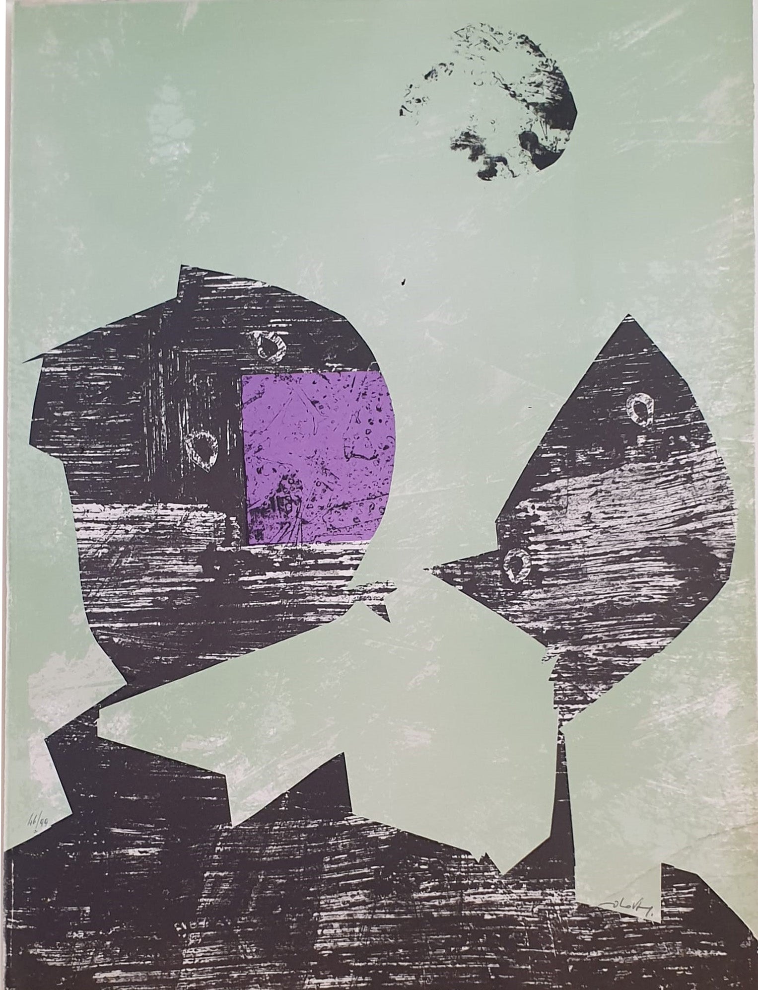 Gianni Dova - Uccelli di pietra