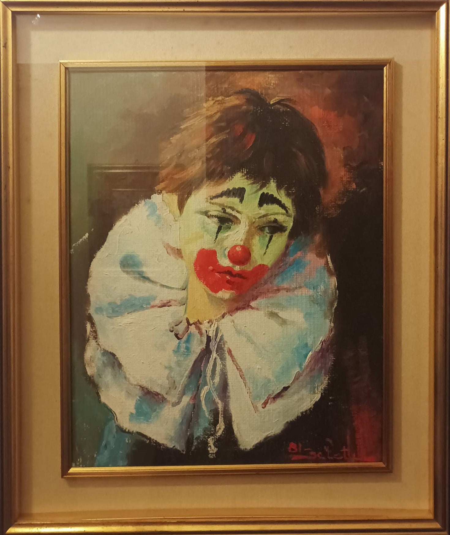 Autore Sconosciuto -Senza Titolo (Pagliaccio)