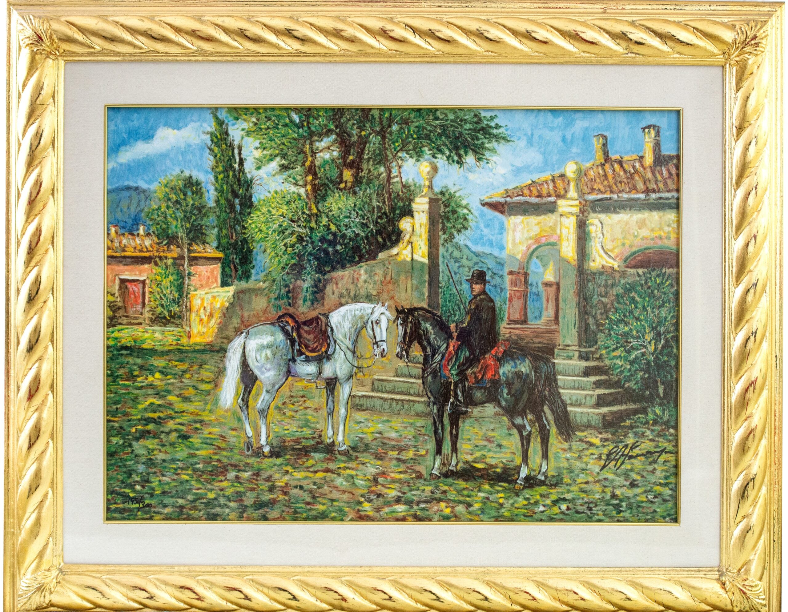 Giovan Francesco Gonzaga - Butteri all'abbeverata