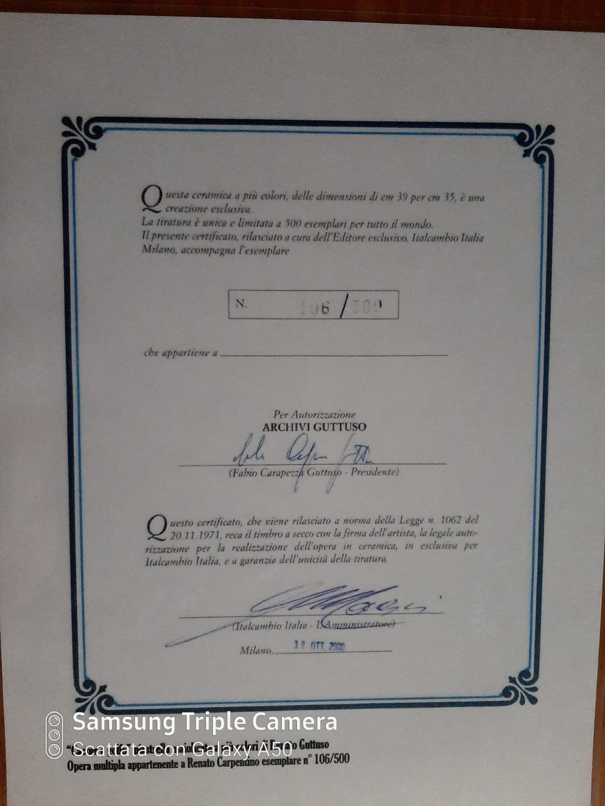 Renato Guttuso - Senza titolo