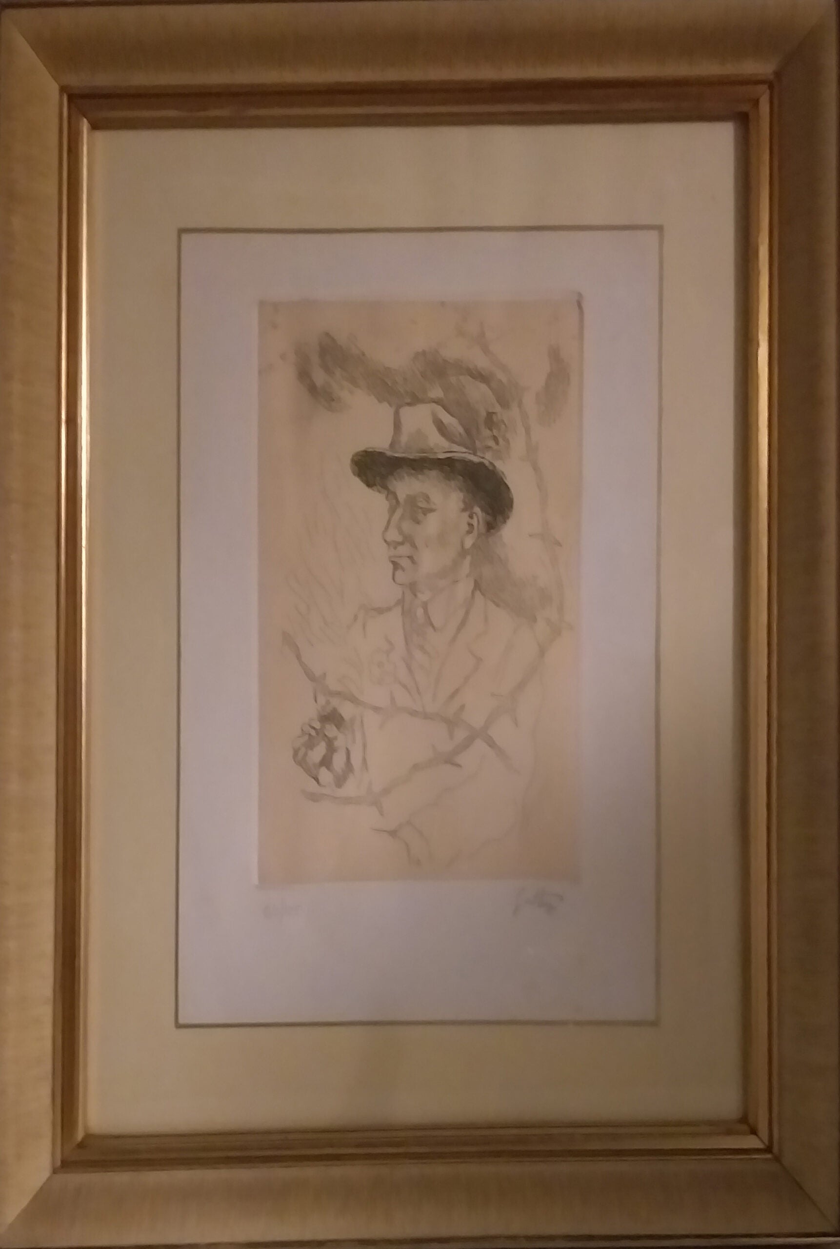 Renato Guttuso - Uomo con cappello