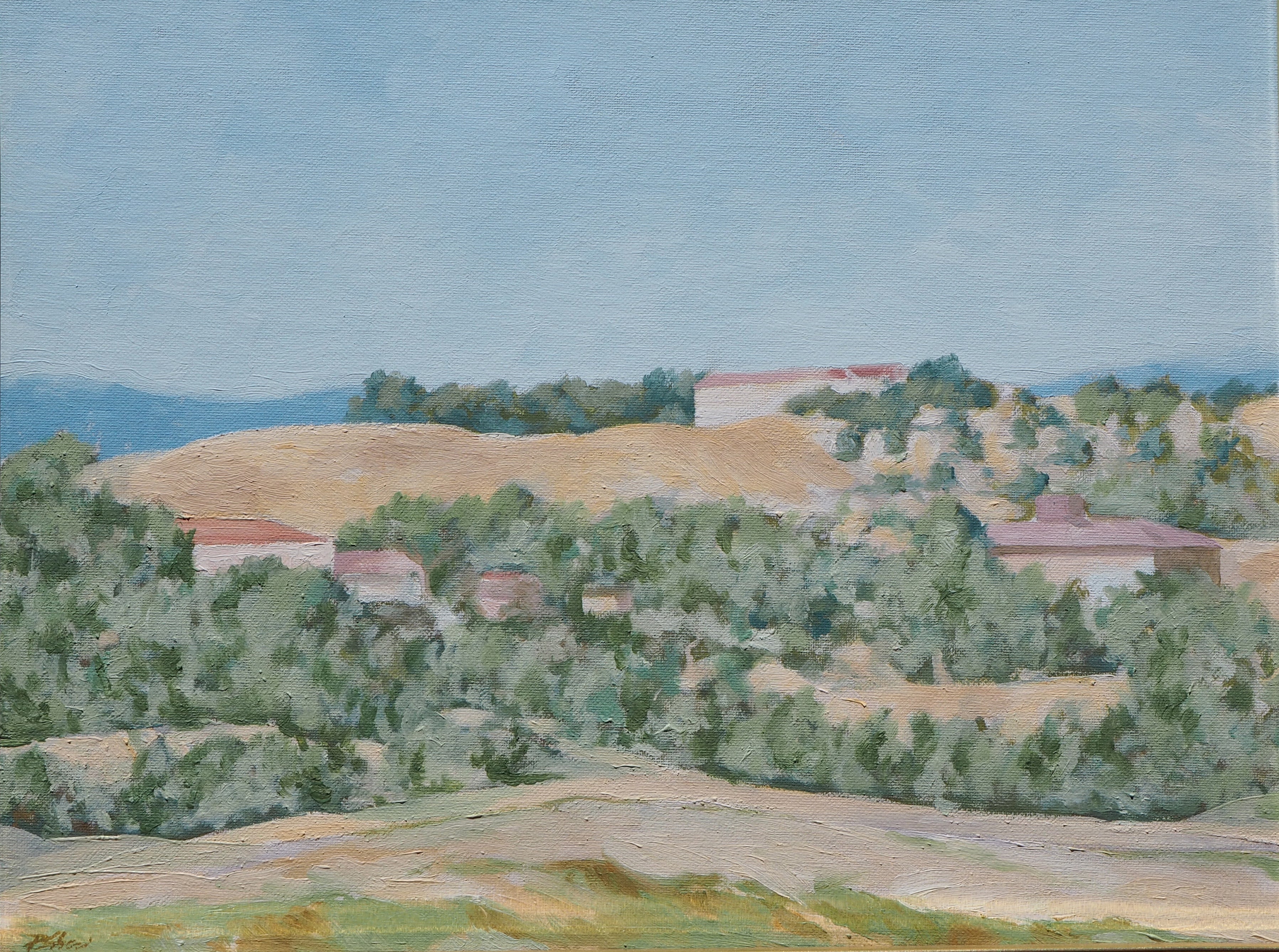 Paolo Gheri - Paesaggio senese verso il Chianti