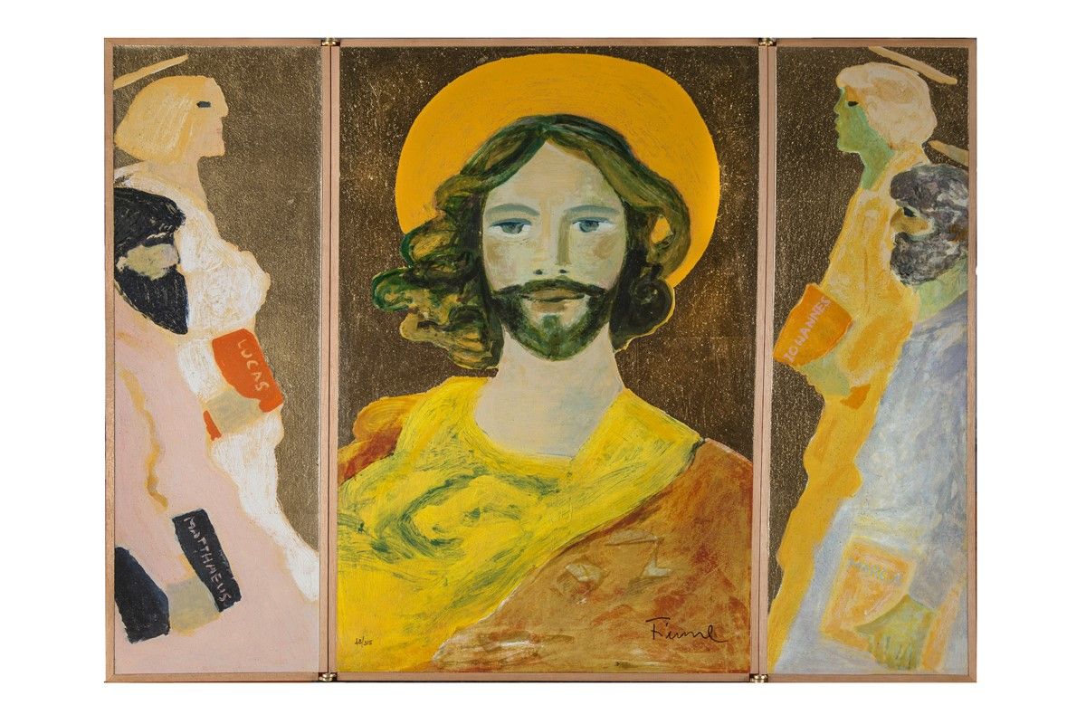 Salvatore Fiume - Il Cristo che sorride (Trittico)