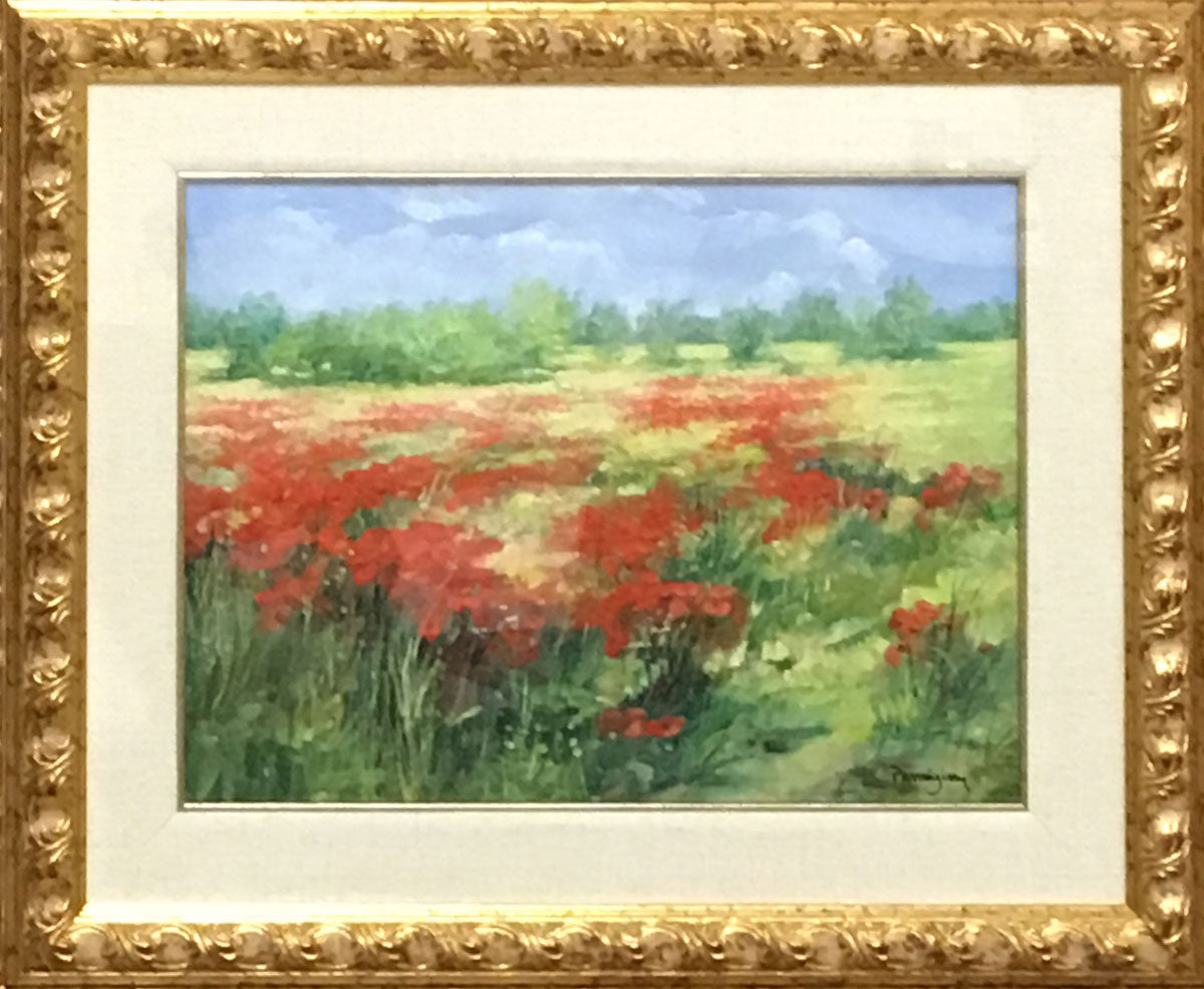 Aldo Parmigiani - Field of Poppies