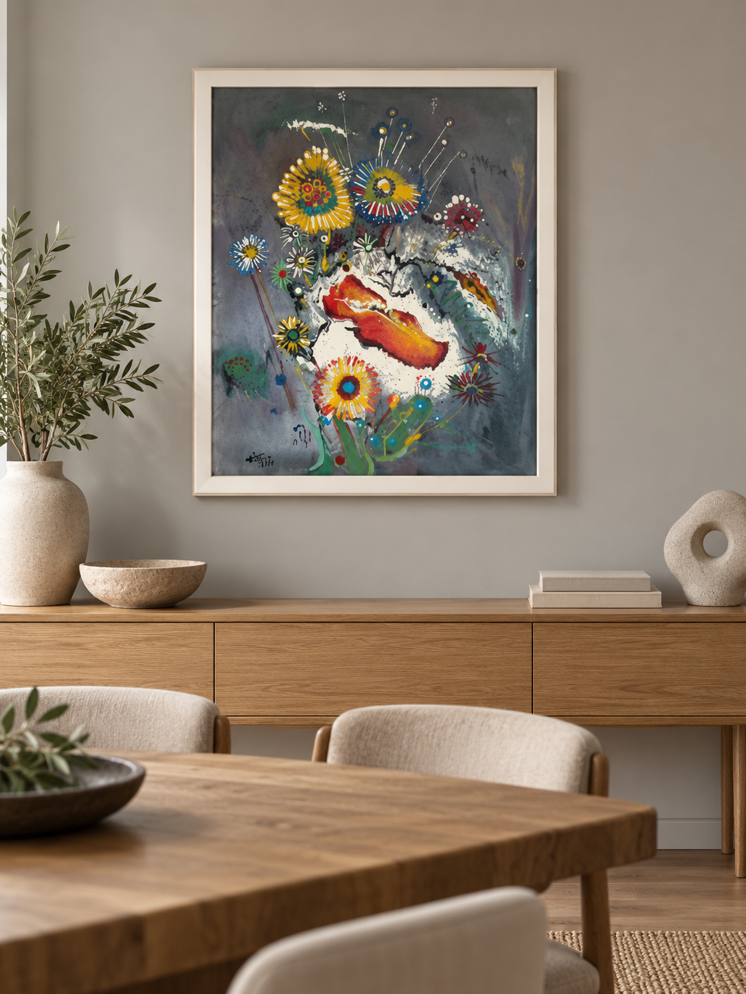 Fiori di rovi di Pierangelo Piazzo, olio su tela