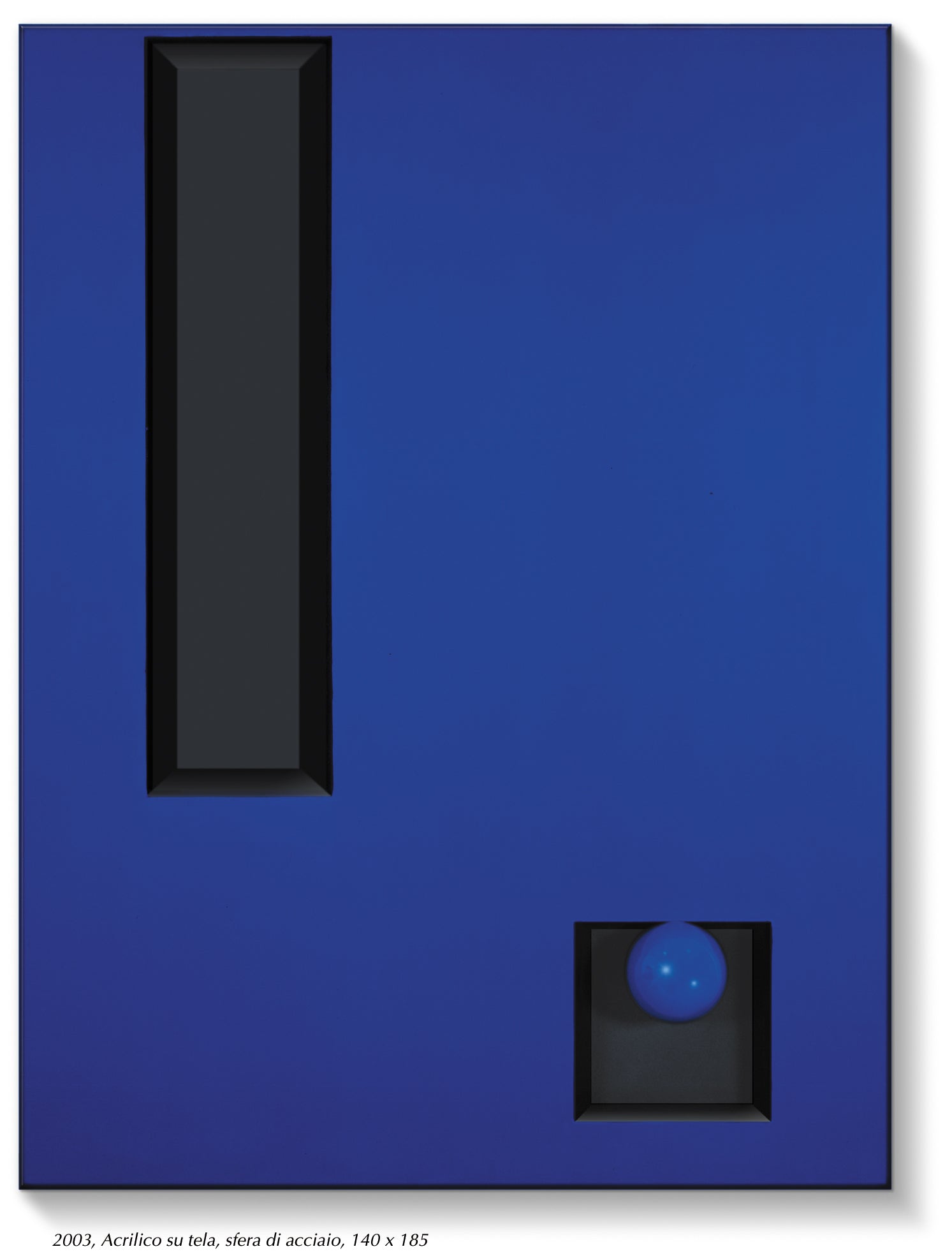 Blu Nero Sfera Acciaio