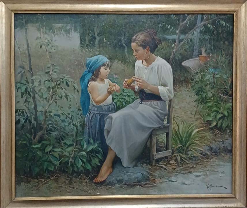 Senza titolo – Olio su tela – Alfano