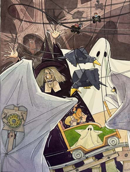 Senza titolo, di P. Ballouhey, disegno