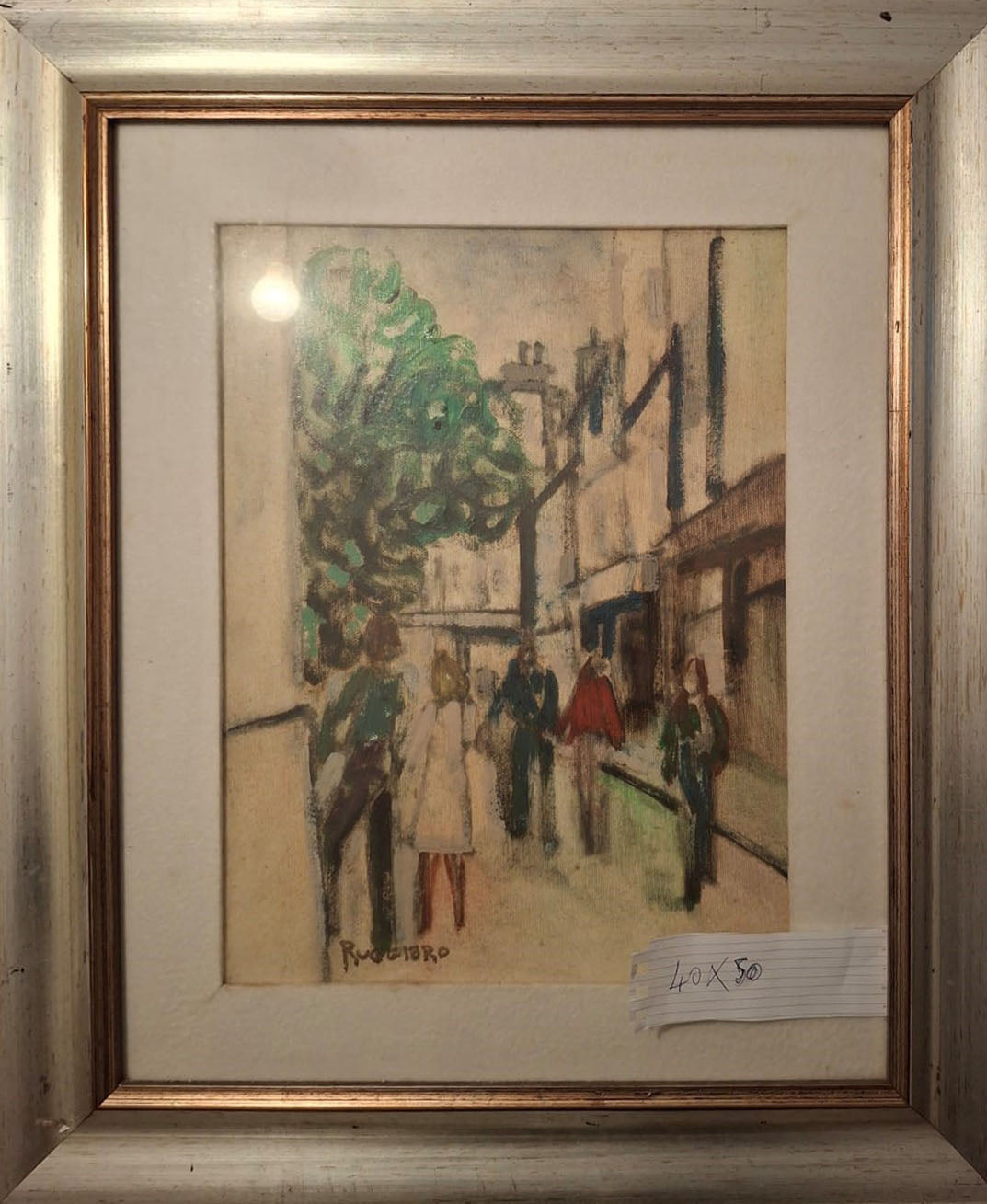 Amedeo Ruggiero - Senza titolo (paesaggio urbano)