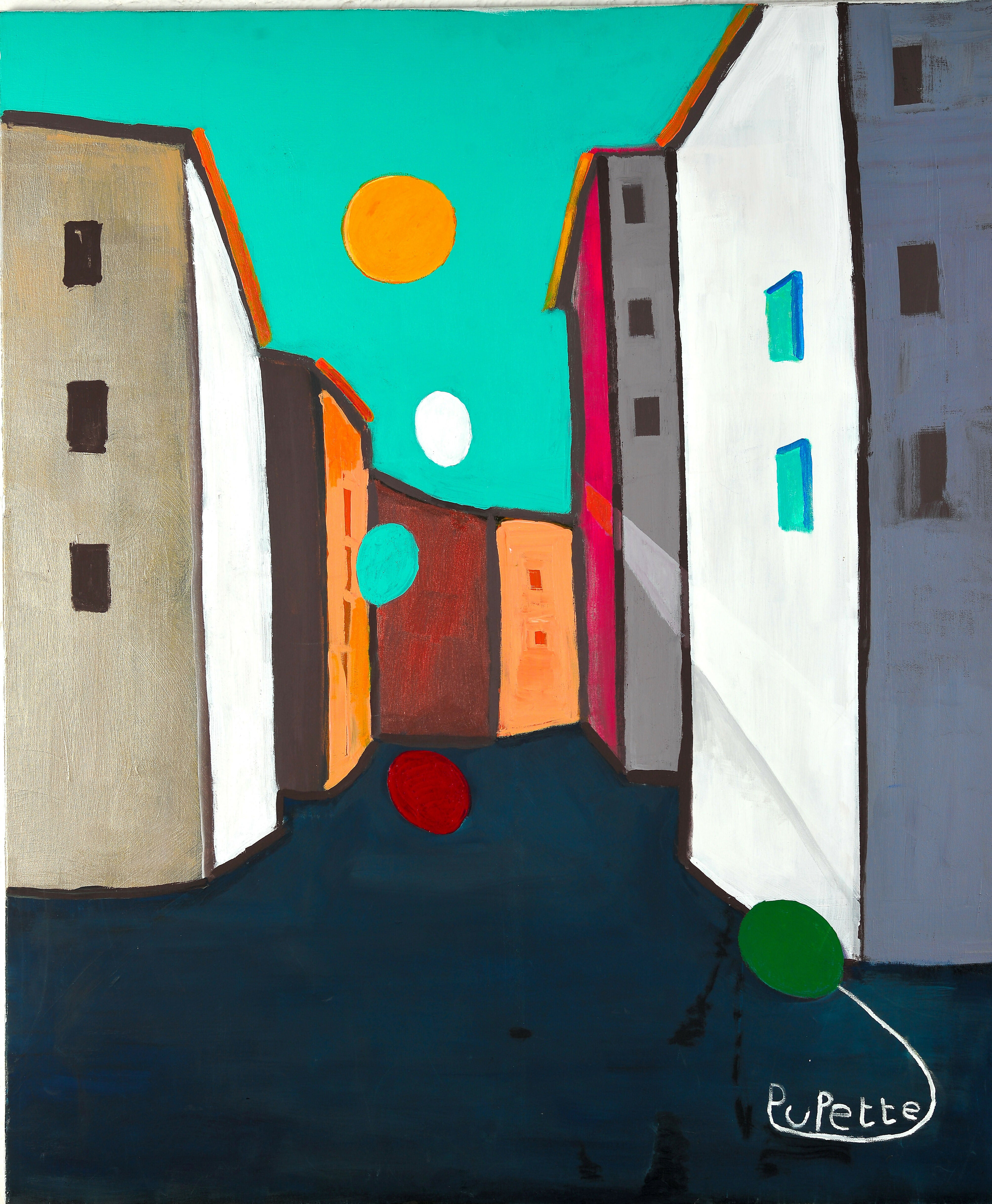 Walking through the streets