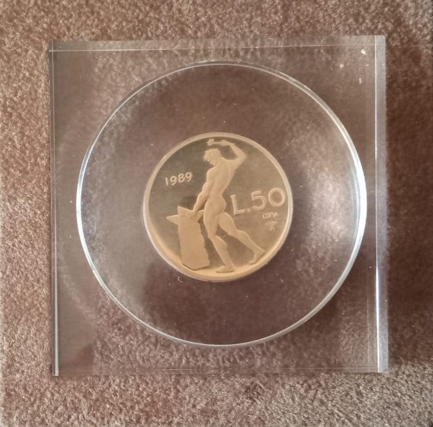 MEDAGLIA 50 LIRE - EDITALIA IPZS