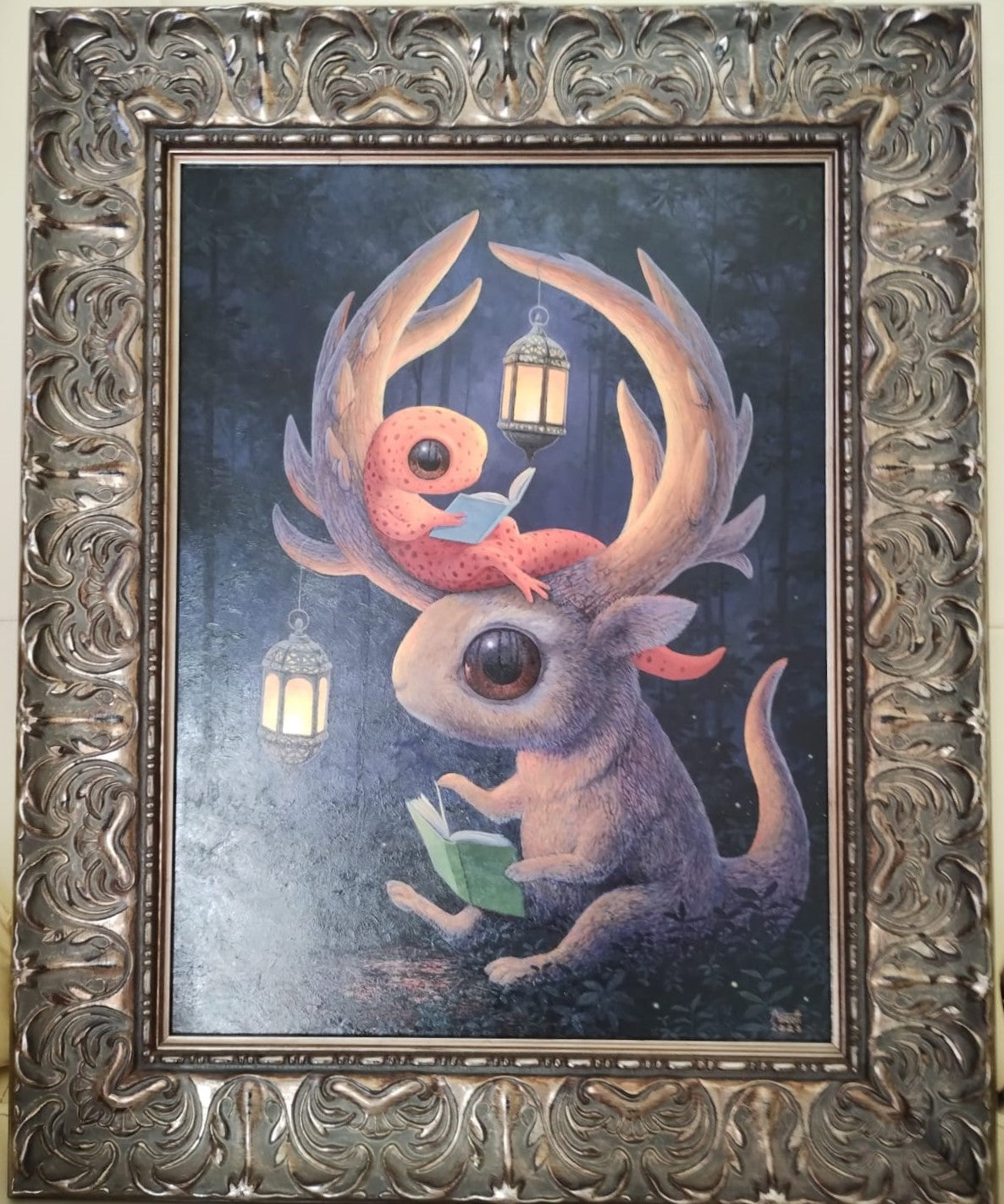 Reading Nok - Olio su tela - Thomas Ascott