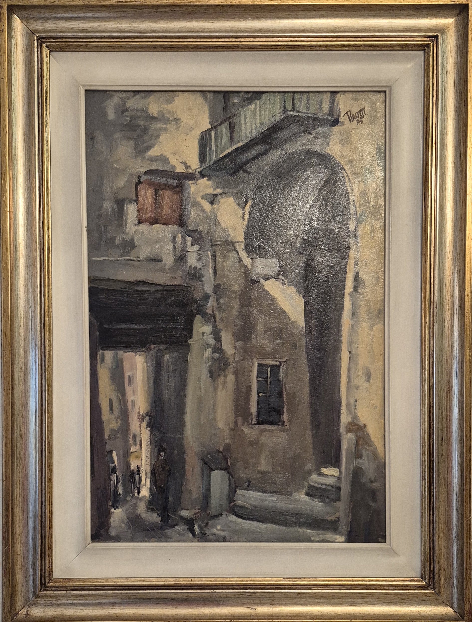 Carlo Pirotti - Scorcio di vecchia tenda