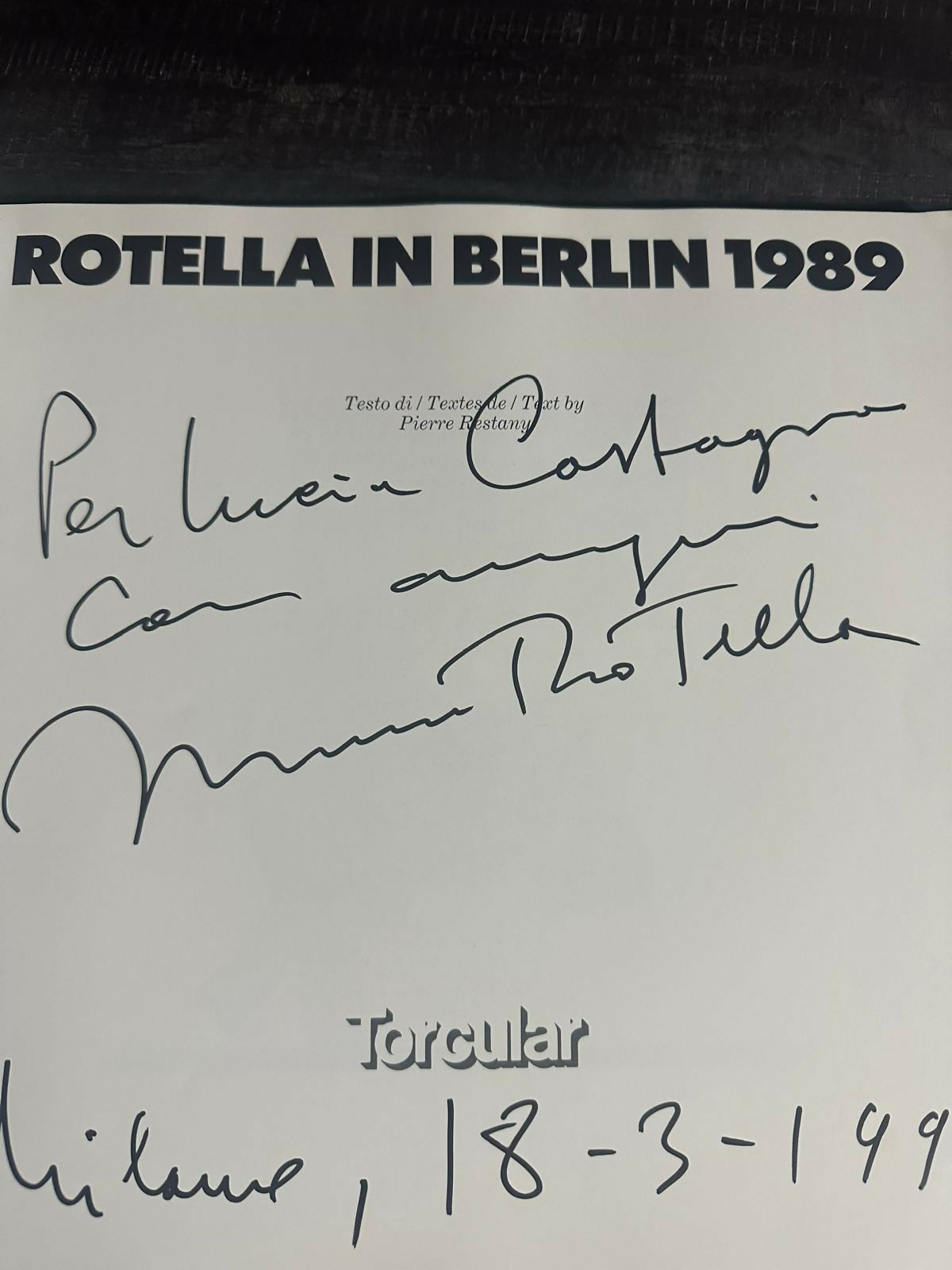 The american flag - Mimmo Rotella