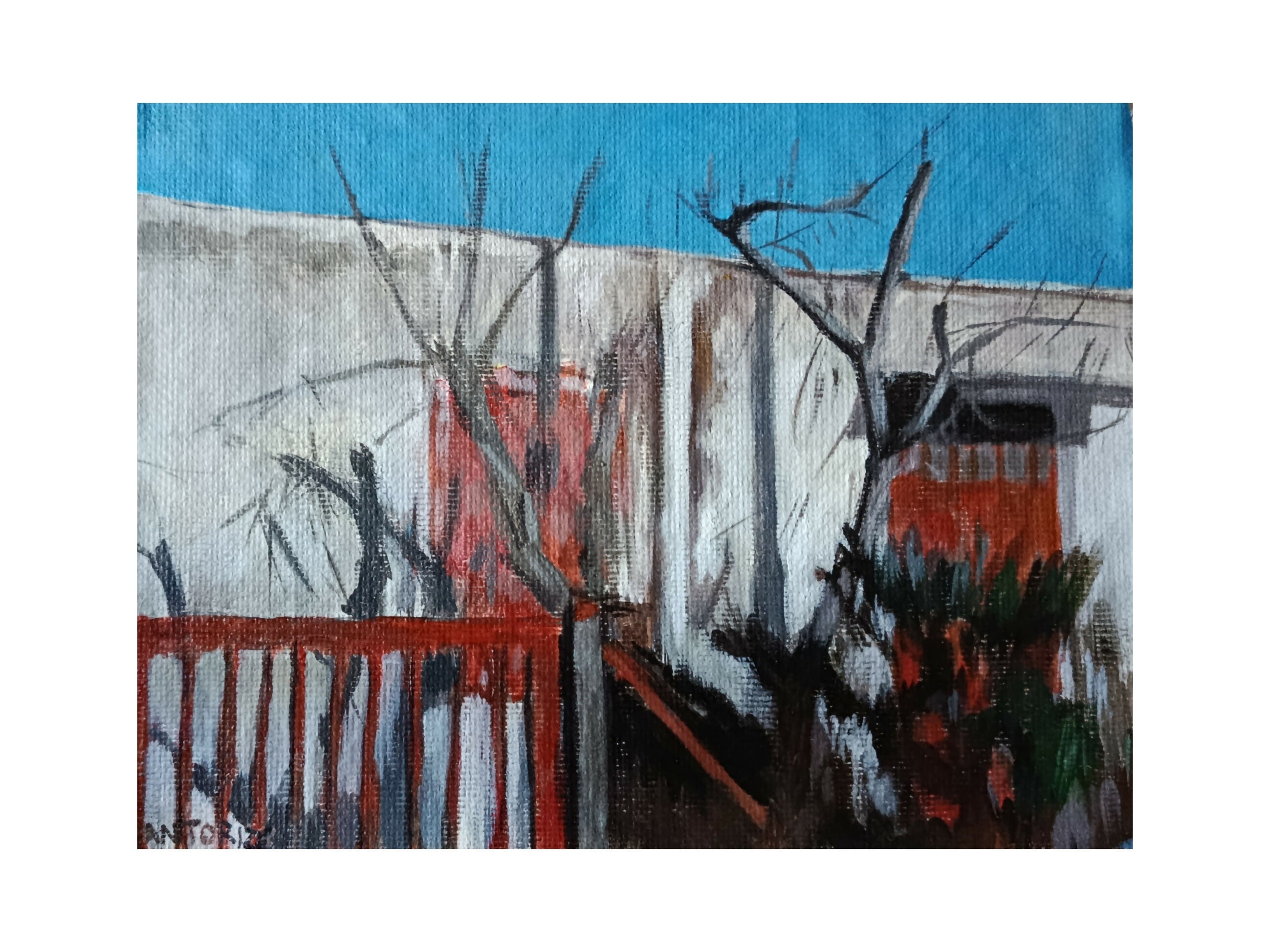 La vecchia fabbrica – Acrilico – Fabio Santori
