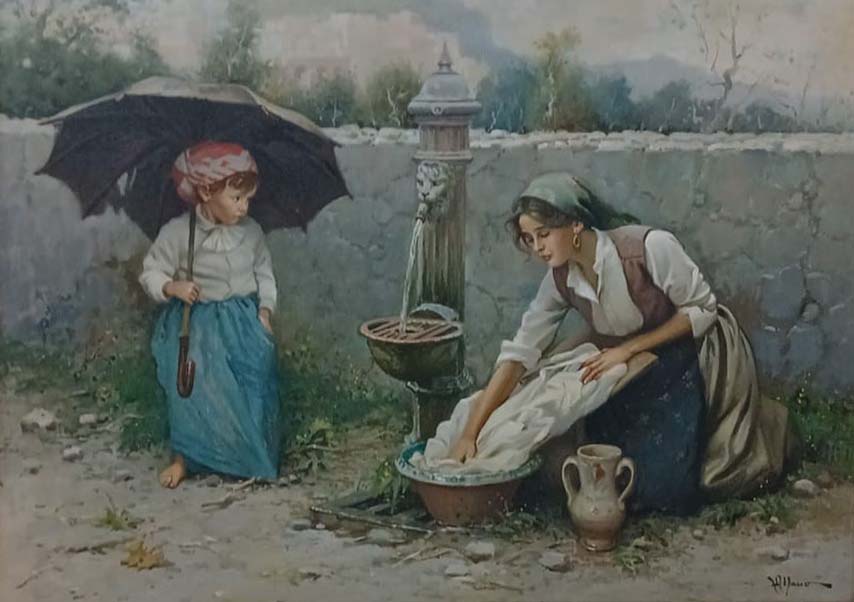 Senza titolo – Olio su tela – Alfano