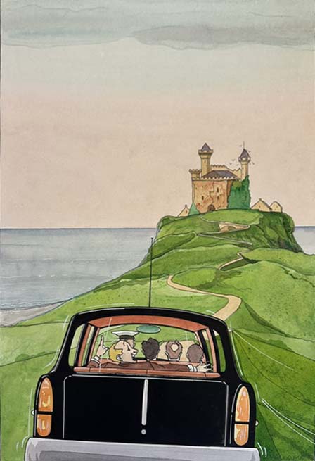 Senza titolo, di P. Ballouhey, disegno