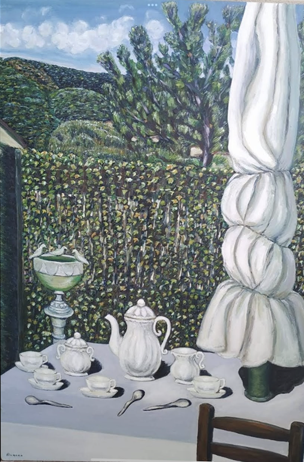 Aurora Sánchez Martin - Desayuno en jardin