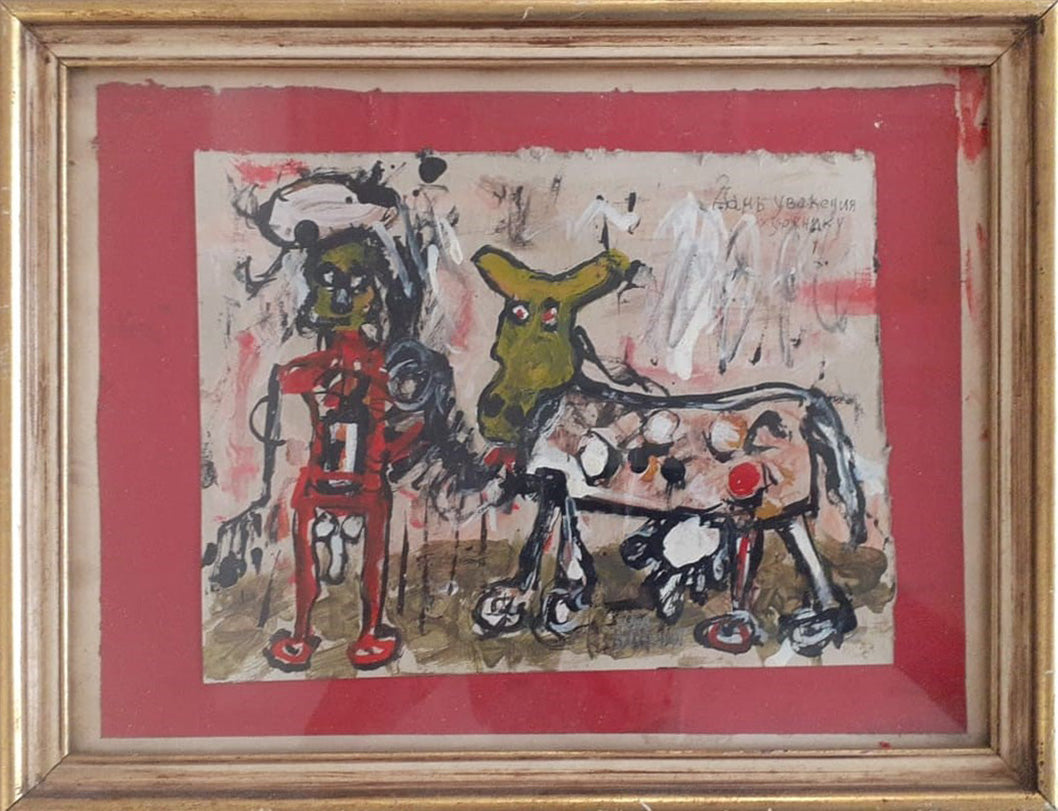 Autore Sconosciuto - Omaggio a Jean Michel Basquiat
