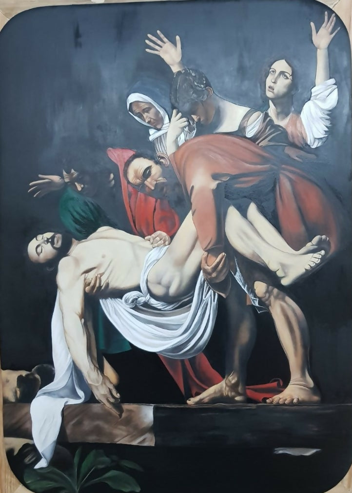 Copia Caravaggio "Deposizione"