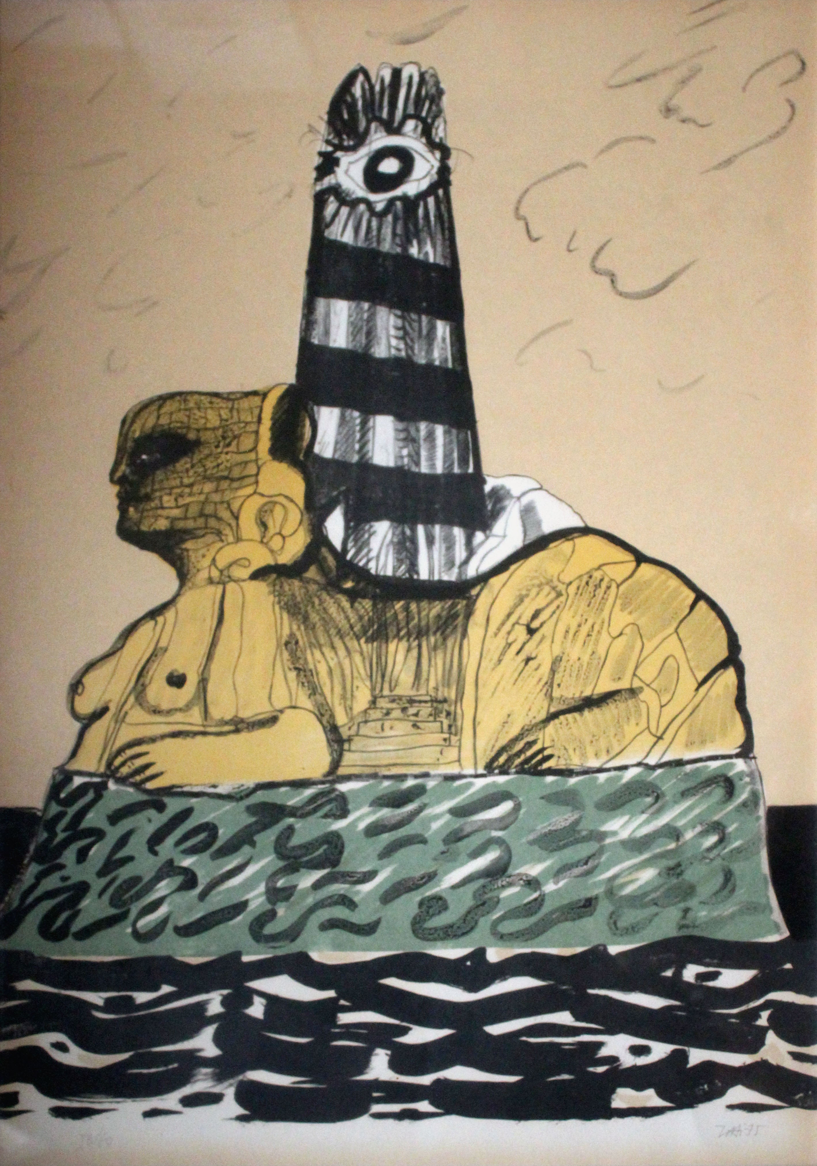 Carmelo Zotti - Sfinge e faro