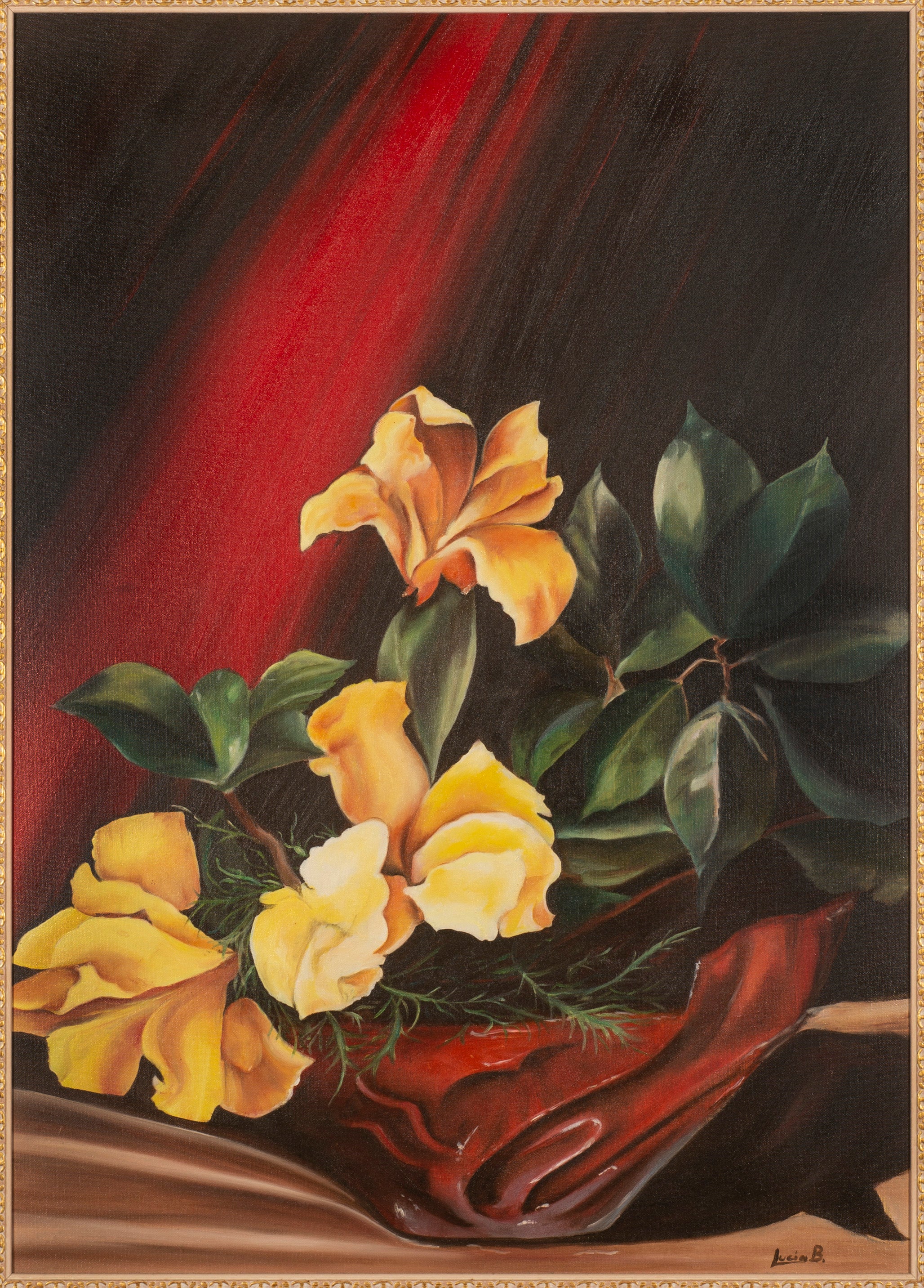 Lucia Battagliola - Jarrón de flores