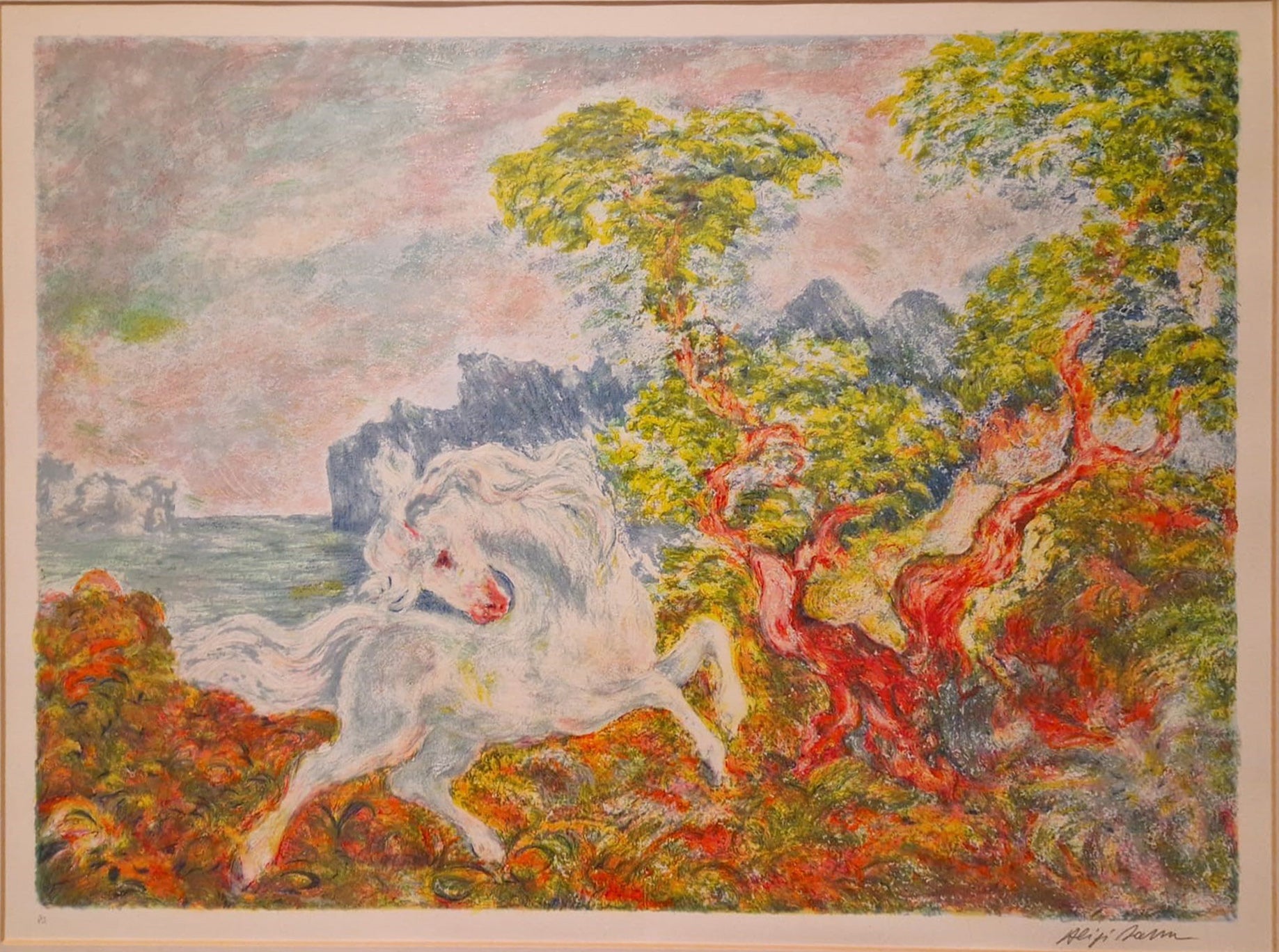 Aligi Sassu - Il puledro di Las Quigaloas