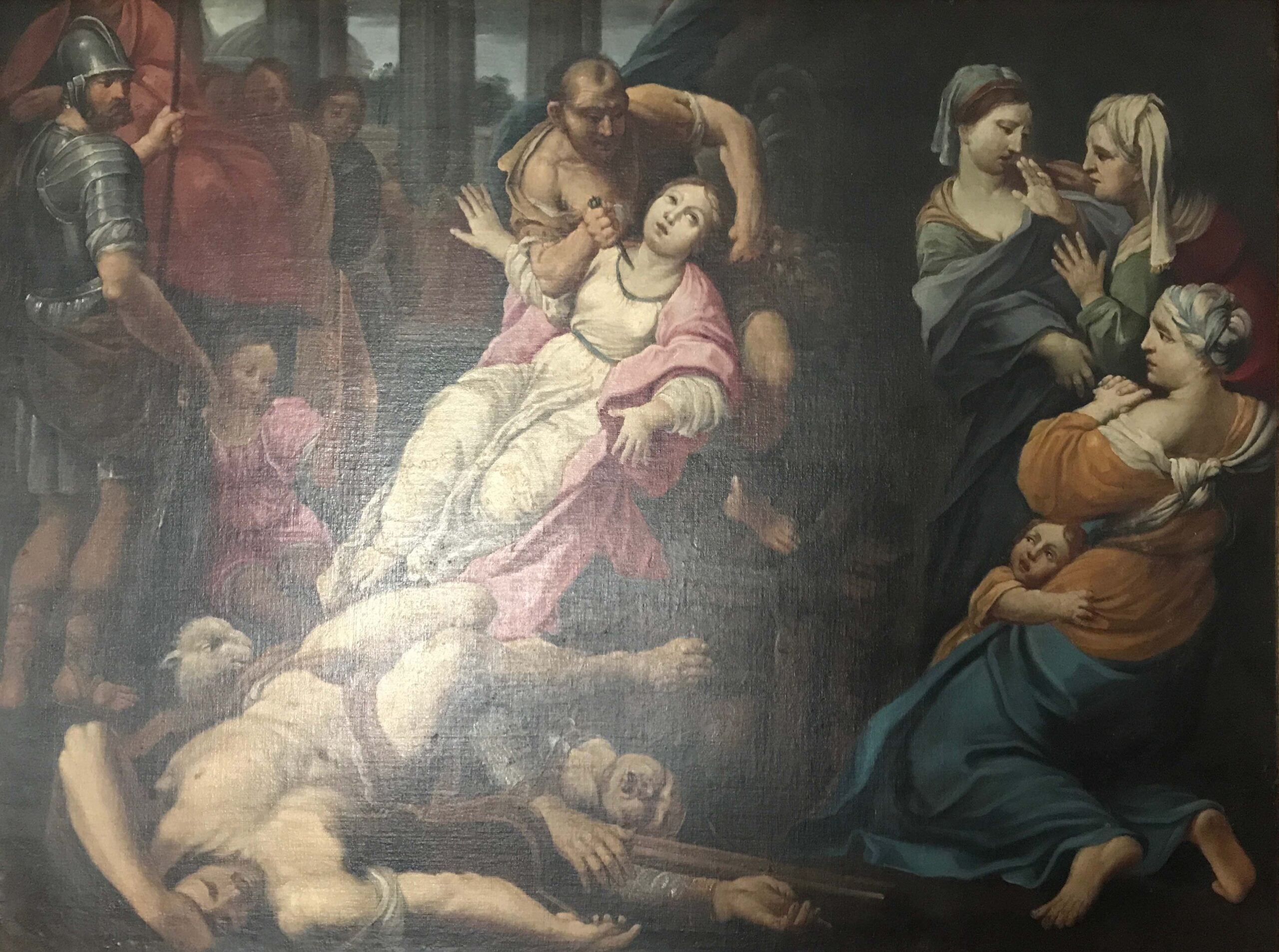 Scuola francese del XVIII secolo - Scena di martirio