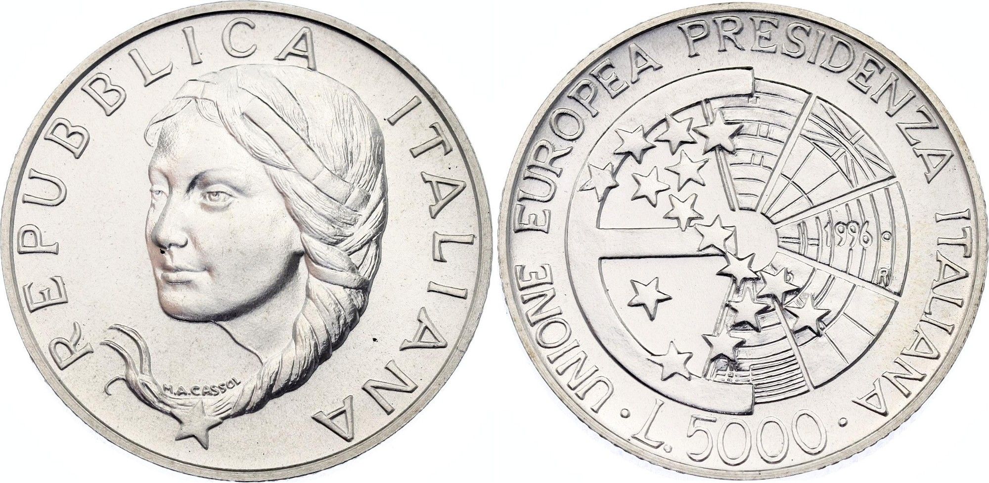 Moneta celebrativa del Semestre di Presidenza italiana dell'UE - Istituto Poligrafico Zecca dello Stato