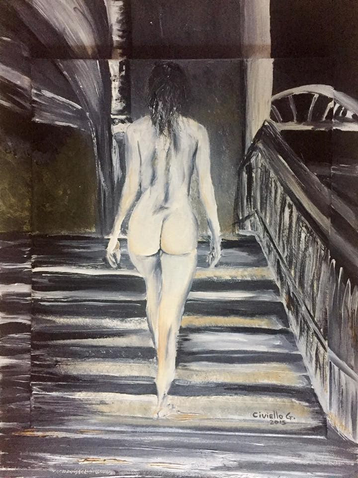 Giuseppe Civiello - Modella sulle scale