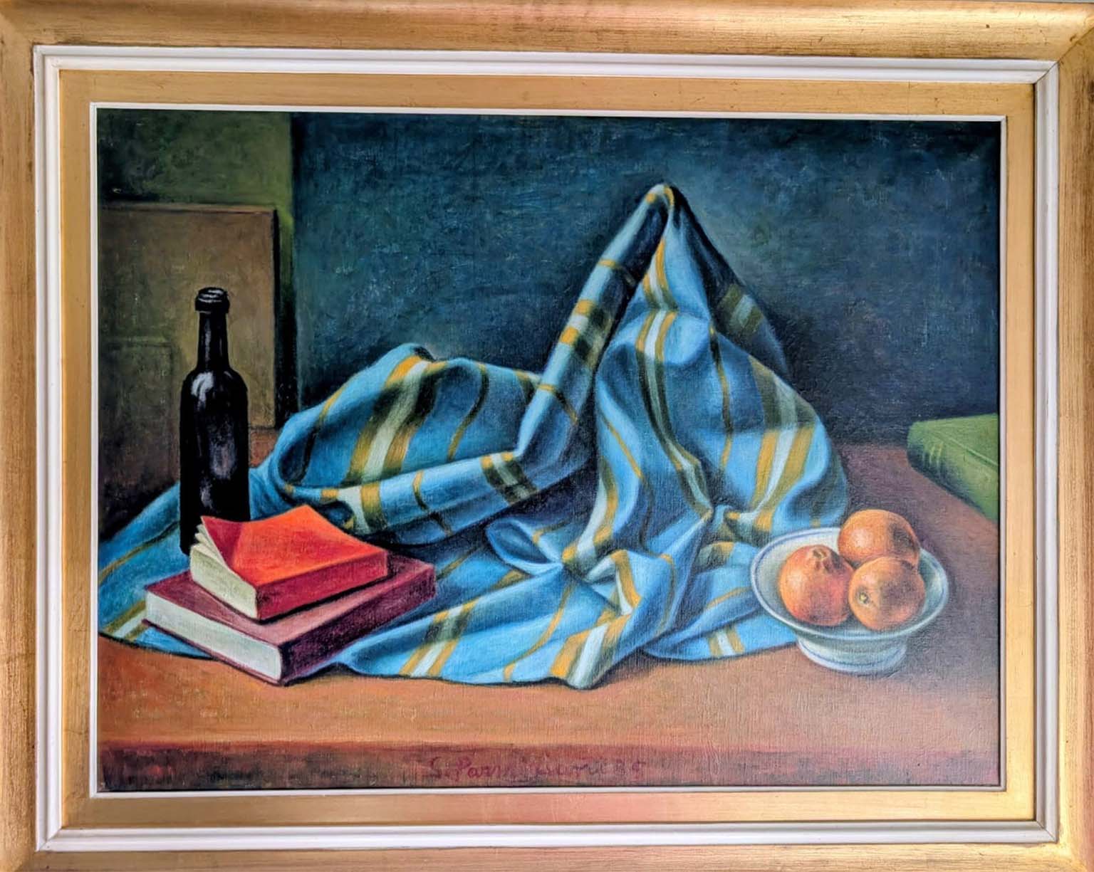 Senza titolo (natura morta) - Olio su tela - Sante Parmigiani