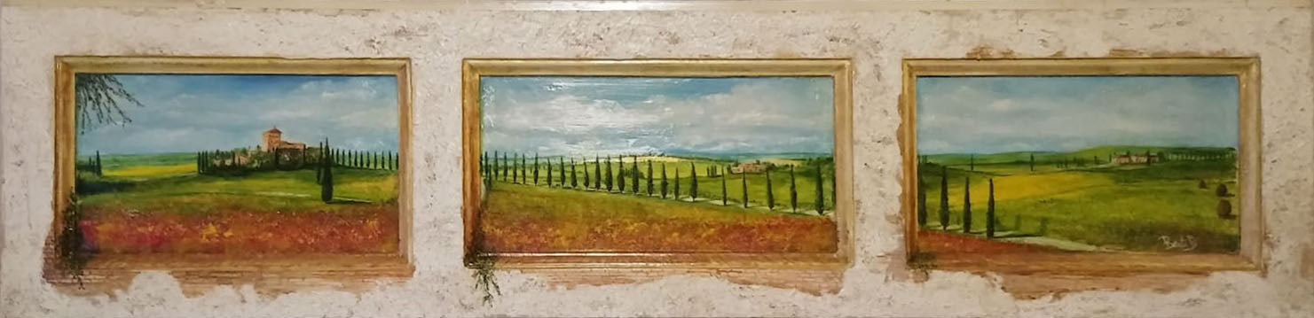 Davide Berti - Veduta della val d'Orcia