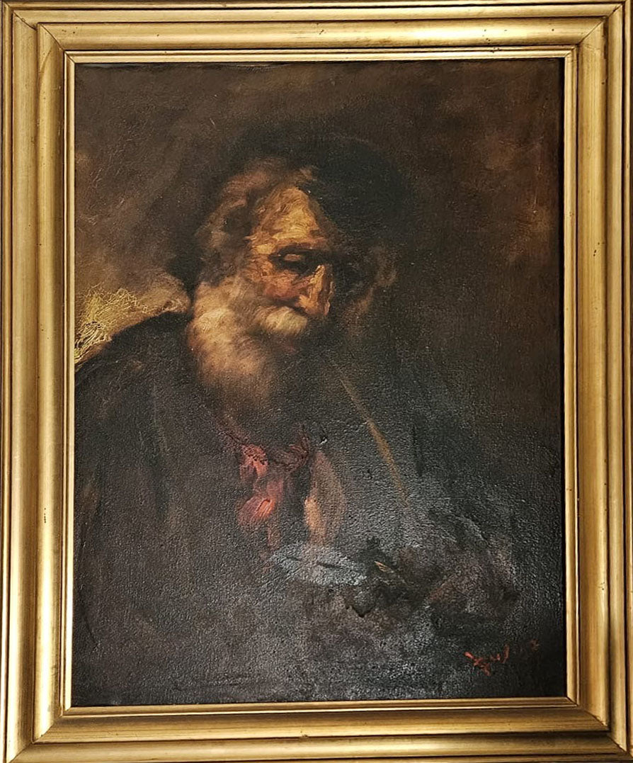 Guido Buson (attribuito a) - Senza titolo (Uomo anziano con barba)