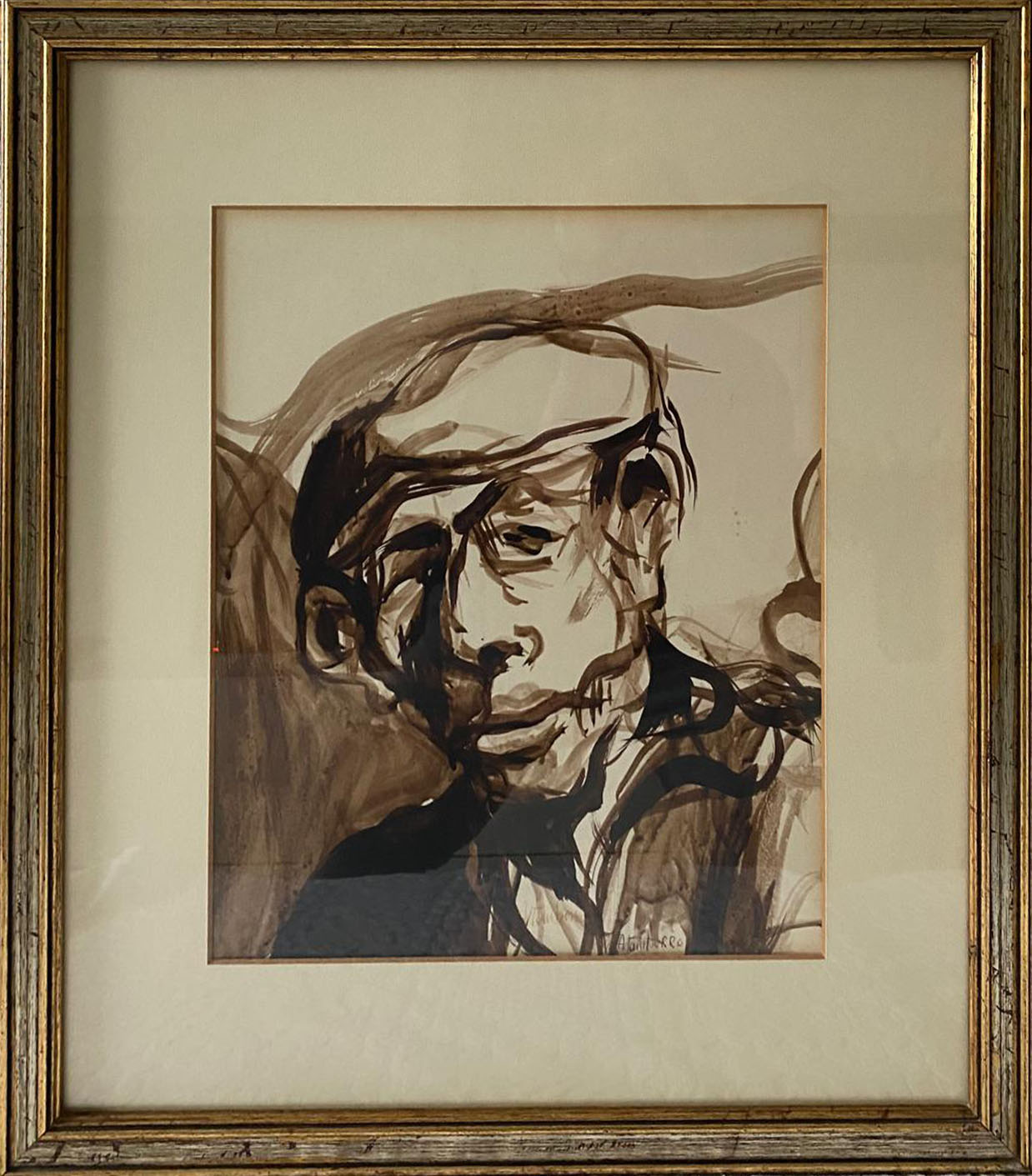 Antonio Tamburro - Ritratto uomo con cappello
