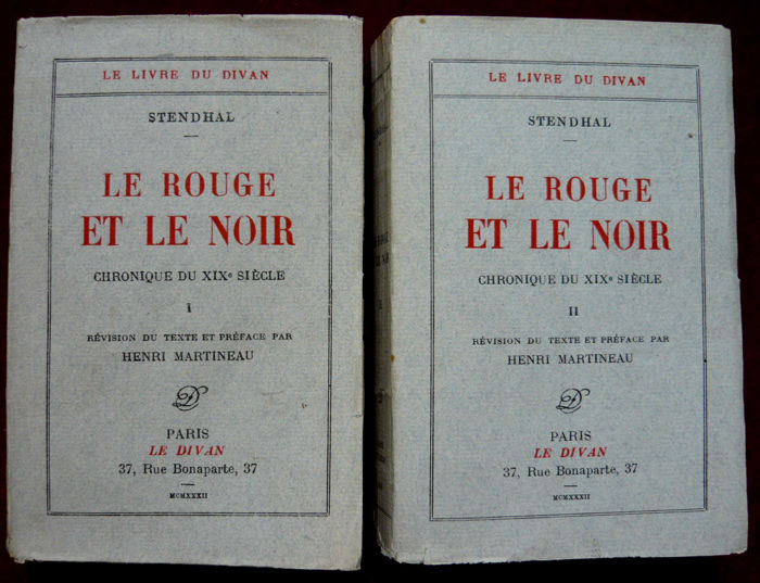 Le rouge et le noir - Edizione le Divan