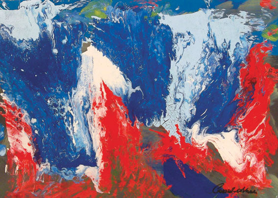 Corrado Avanzi - Cascada sobre magma