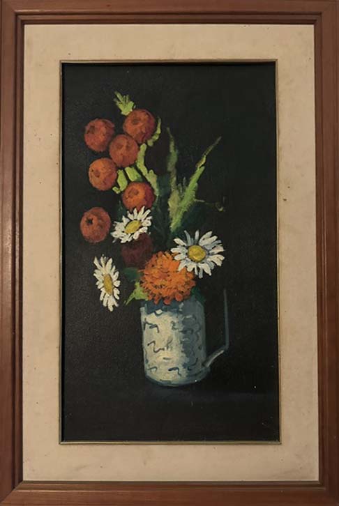 Vaso di G. Coladonato, olio su tela