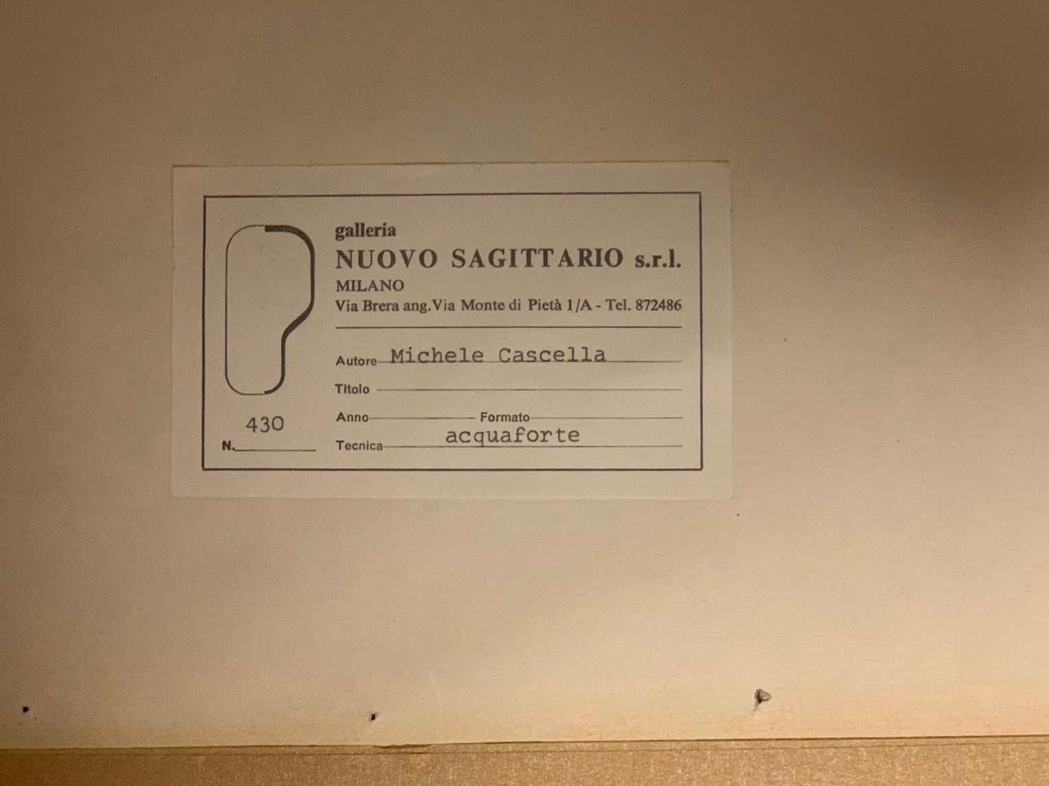 Michele Cascella - Sin título