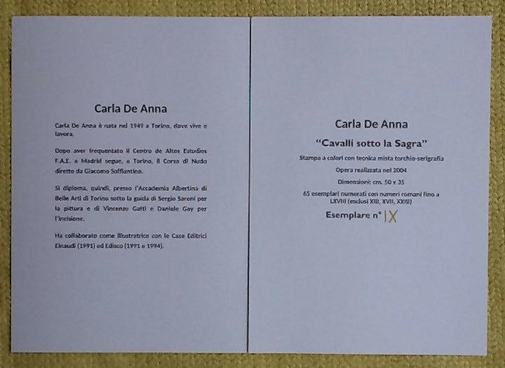 Cavalli sotto la Sagra