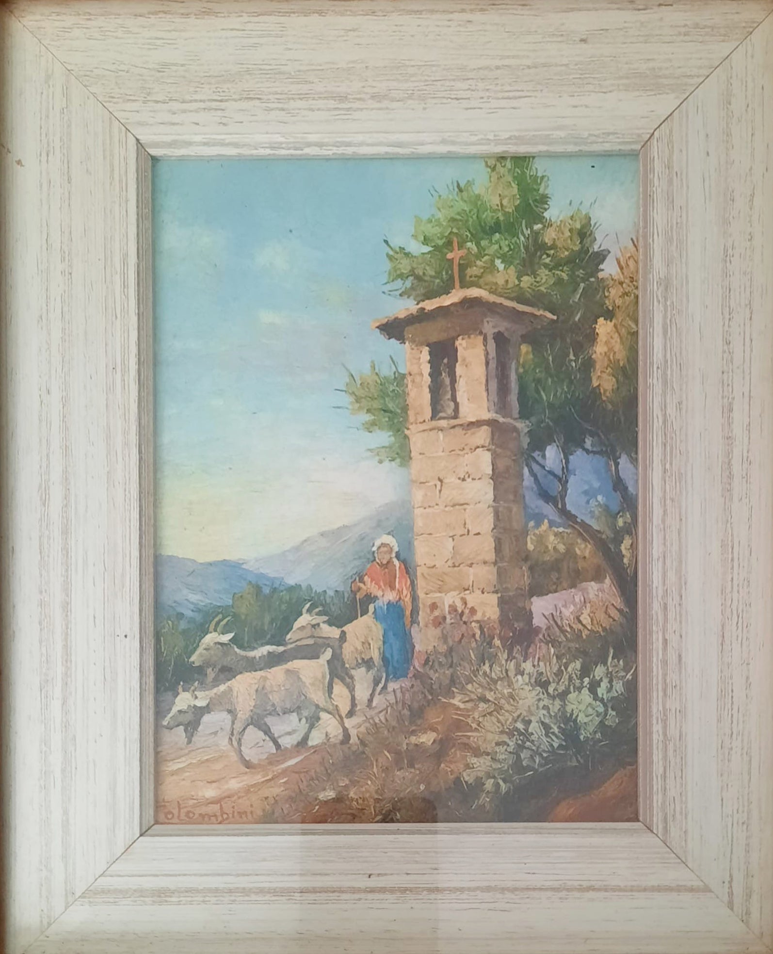 Colombini - La campesina con las ovejas