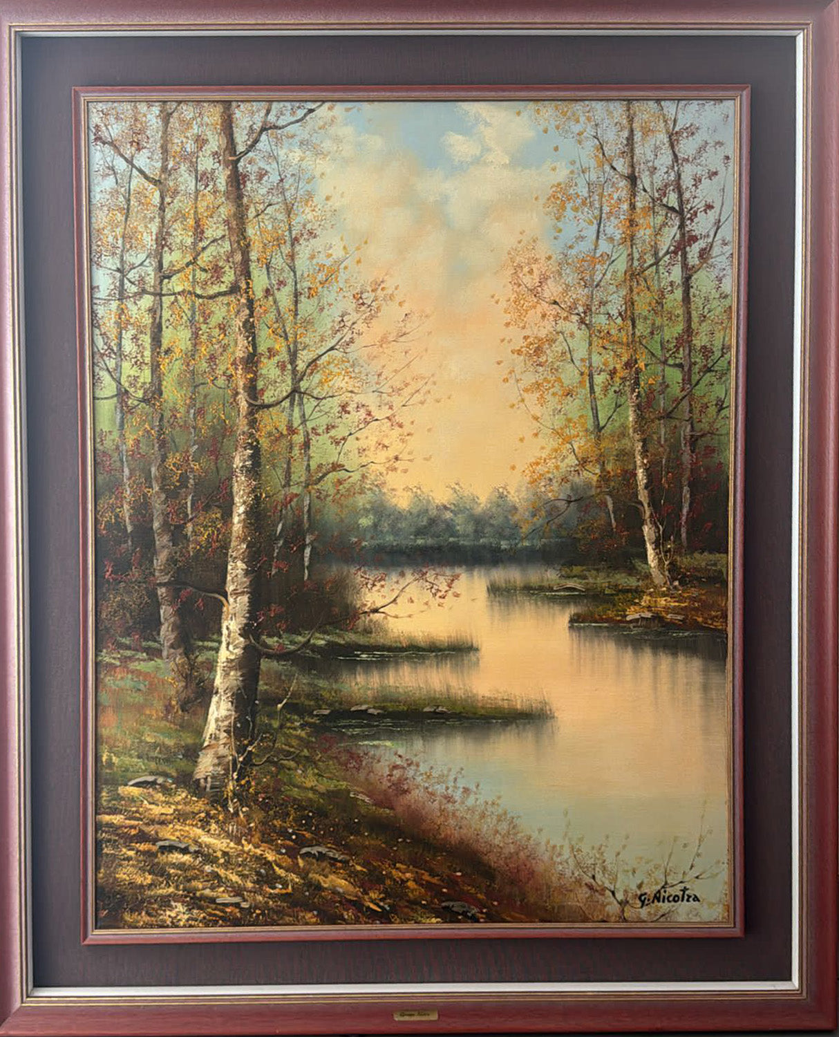 Giuseppe Nicotra - El río en el bosque